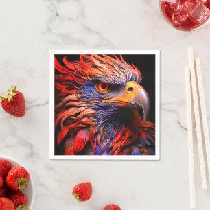 Serviette En Papier Artsy Bird