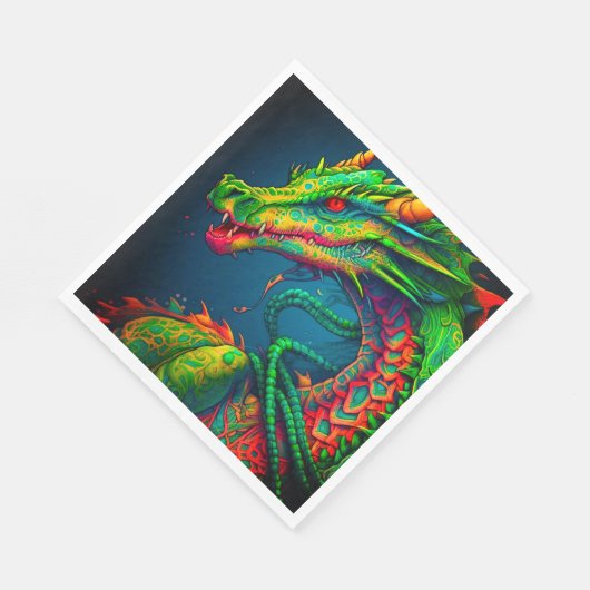 Serviette En Papier Artsy Dragon (Coin)