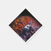 Serviette En Papier Artsy Lady (Coin)