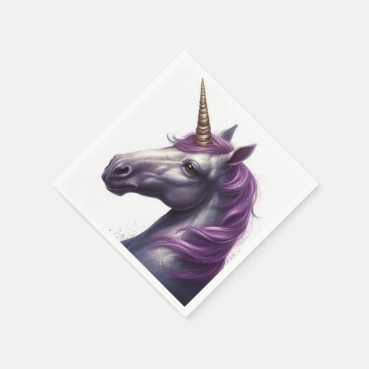 Serviette En Papier Artsy Unicorn (Coin)