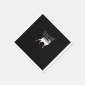 Serviette En Papier Asexual Flag Oh Deer Queer Pride Funny LGBT Design (Coin)
