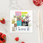 Serviette En Papier ASL I Love You Medley (En situation)