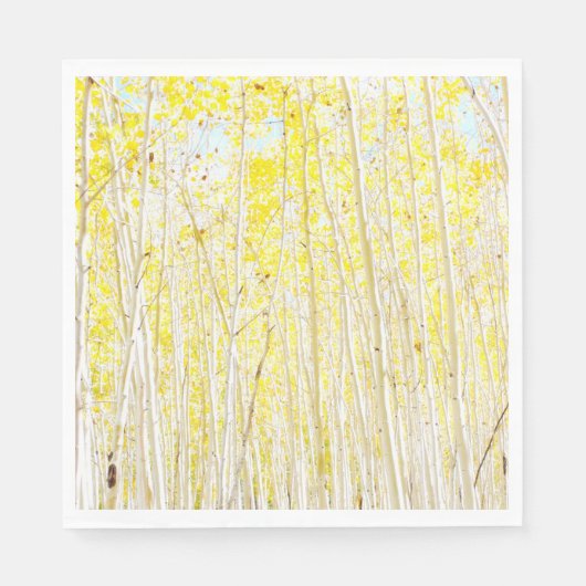Serviette En Papier Aspens de gâteau de la vanille (Devant)