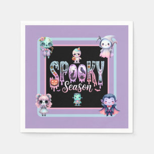 Serviette En Papier Assiettes en papier pour enfants Halloween saison