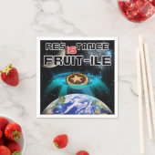 Serviette En Papier Assimilation des minces tartes de la Terre (En situation)