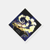 Serviette En Papier Assistant Baguette enchantée personnalisée Anniver (Coin)