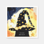 Serviette En Papier Assistant d'amusement Boho simple Anniversaire (Devant)