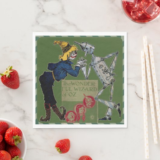 Serviette En Papier Assistant de papier Oz Napkin (En situation)