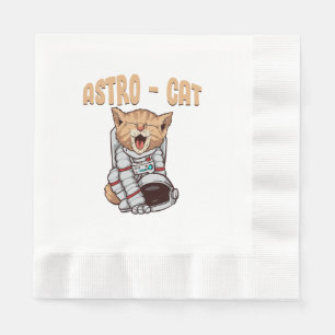 Serviette En Papier Astro Cat