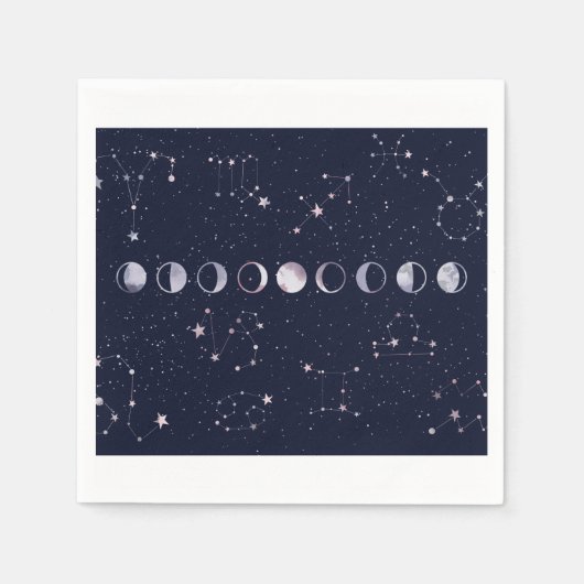 Serviette En Papier Astrologie Sky (Devant)