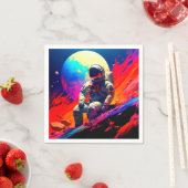Serviette En Papier Astronaut (En situation)