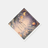 Serviette En Papier Astronaut Animals Space Baby Shower (Coin)