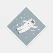 Serviette En Papier Astronaut & Stars Space Anniversaire (Coin)