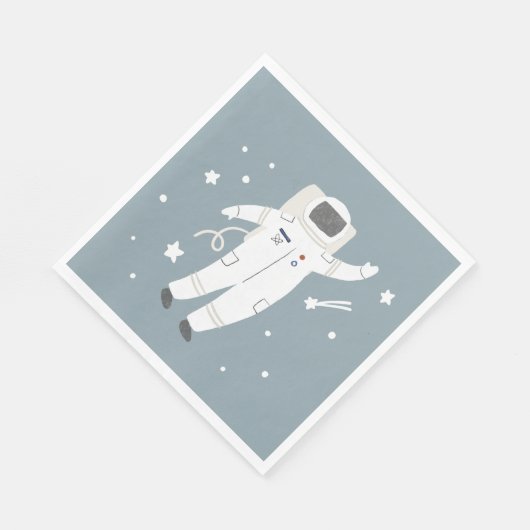 Serviette En Papier Astronaut & Stars Space Anniversaire (Coin)
