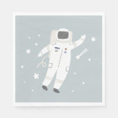 Serviette En Papier Astronaut & Stars Space Anniversaire (Devant)