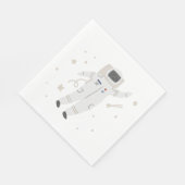 Serviette En Papier Astronaut & Stars Space Anniversaire (Coin)