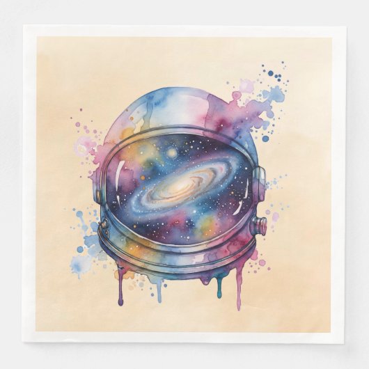 Serviette En Papier Astronaute (Devant)