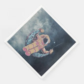 Serviette En Papier Astronaute (Coin)