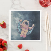 Serviette En Papier Astronaute (En situation)