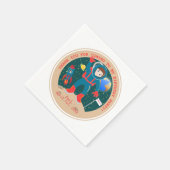 Serviette En Papier Astronaute (Coin)