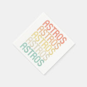 Serviette En Papier Astros féminins  (Coin)