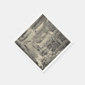 Serviette En Papier Athena in the Parthénon (Coin)