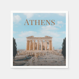Serviette En Papier Athènes Grèce