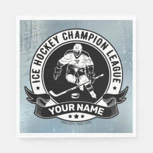 Serviette En Papier Athlétisme de hockey