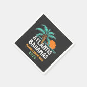 Serviette En Papier Atlantis Bahamas Faire des souvenirs 2025 (Coin)