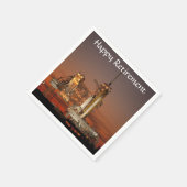 Serviette En Papier Atlantis Space Shuttle lancement NASA (Coin)