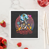 Serviette En Papier Atlas Space Man (En situation)