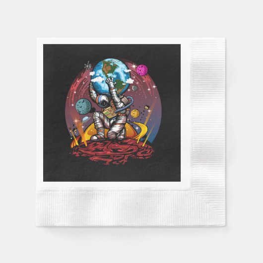 Serviette En Papier Atlas Space Man (Devant)