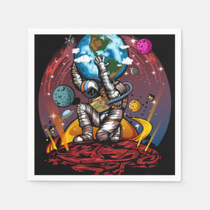 Serviette En Papier Atlas Space Man