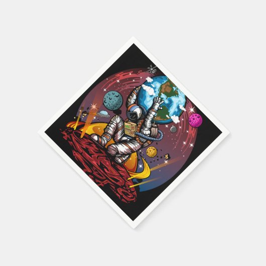 Serviette En Papier Atlas Space Man (Coin)