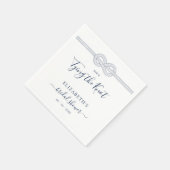 Serviette En Papier Attache la Fête des mariées nautique du noeud (Coin)