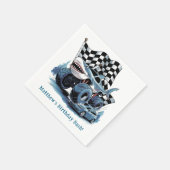 Serviette En Papier Attaque de requin Camion Monster Anniversaire Bash (Coin)