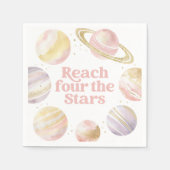 Serviette En Papier Atteindre quatre étoiles Espace extra-atmosphériqu (Devant)