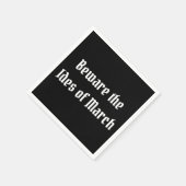 Serviette En Papier Attention aux Ides de mars (Coin)
