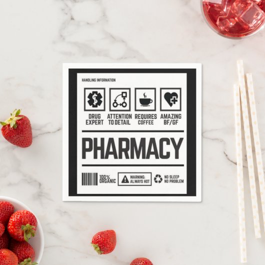 Serviette En Papier Attention des experts en pharmacie aux détails (En situation)