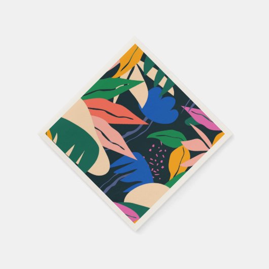 Serviette En Papier Attention motif tropical Getter (Coin)