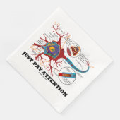 Serviette En Papier Attention Neurone Synapse Neurotransmetteur (Coin)