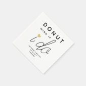 Serviette En Papier Attention si je fais du coeur doré (Coin)