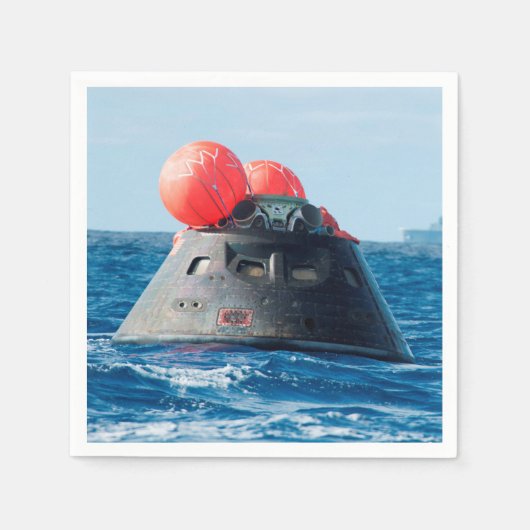 Serviette En Papier Atterrissage en parachute spatial Orion (Devant)