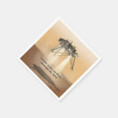 Serviette En Papier Atterrissage en vue sur Mars (Coin)