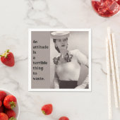 Serviette En Papier Attitude (En situation)