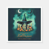Serviette En Papier Attractive & Mystical Halloween Witch Conjures (Devant)