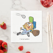 Serviette En Papier Attraper Un Baseball (En situation)