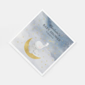 Serviette En Papier Attrapez Un Baby shower Etoile Bunny Elephant (Coin)