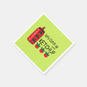 Serviette En Papier Attrapons-nous avec Ketchup Party (Coin)