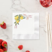 Serviette en papier au citron (En situation)